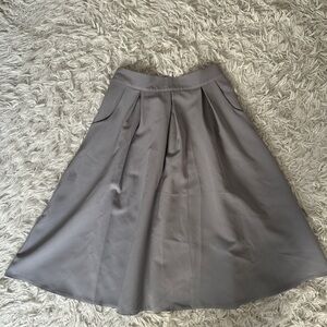 Elegant Gray Women's Skirt